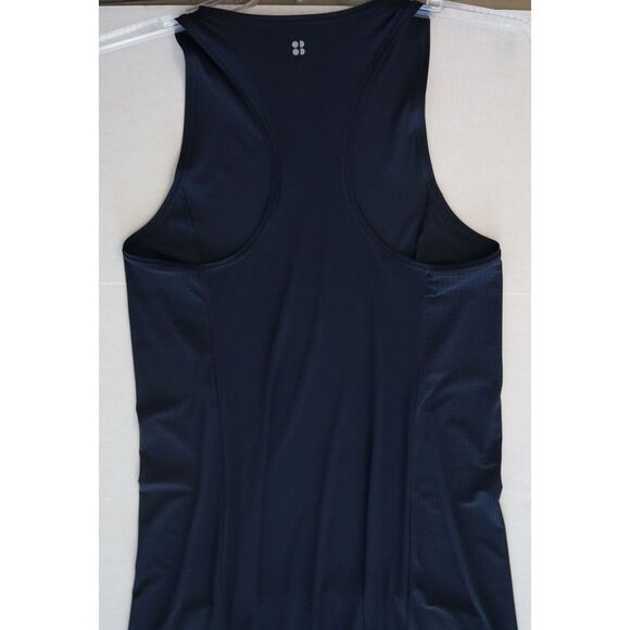 Sweaty Betty SB5478 Womens Sz S Navy Blue Explorer Ace Racerback Midi Dress - Picture 7 of 9